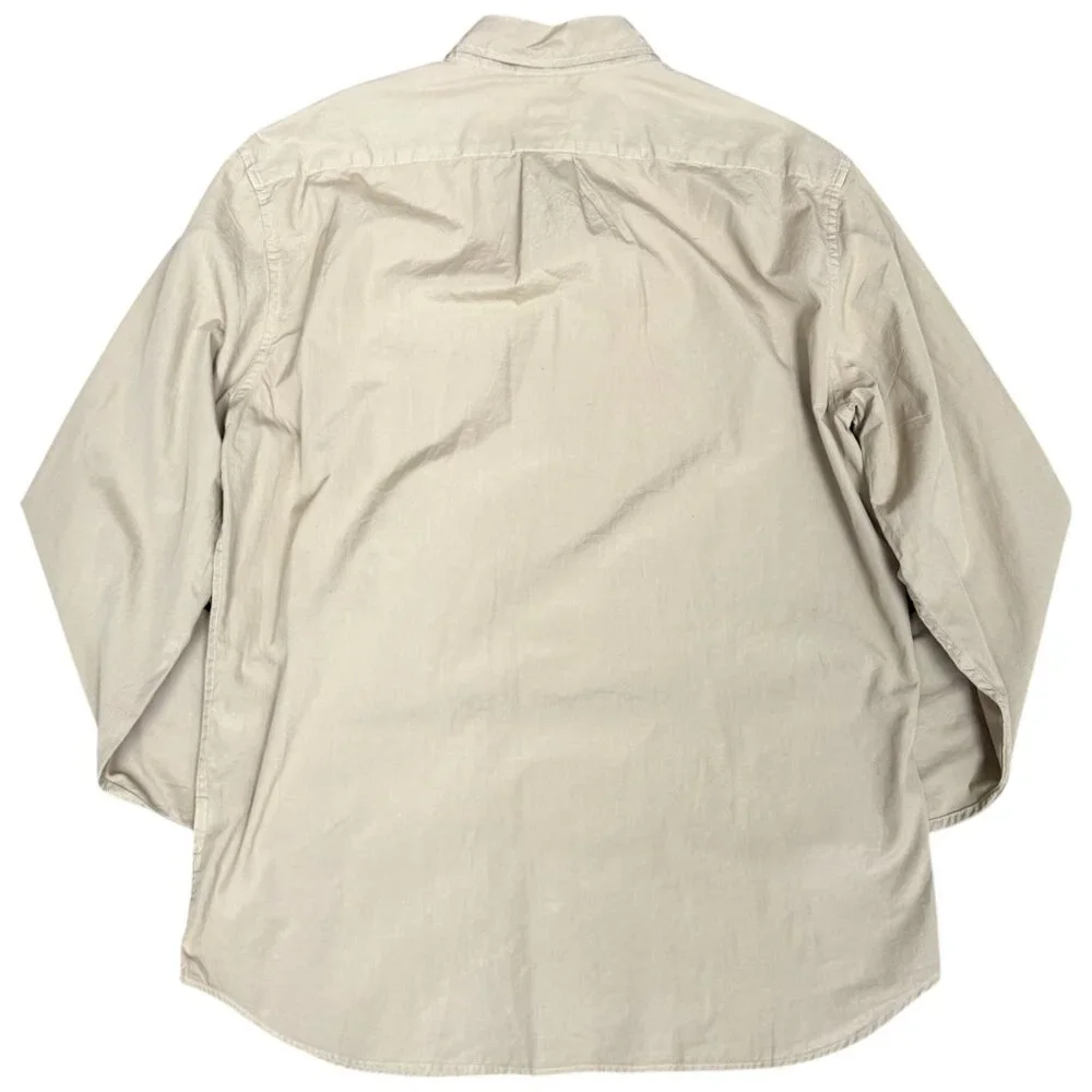 EUC Men's‎ J. CREW Slim Cotton Button Down Shirt Tan | Size L